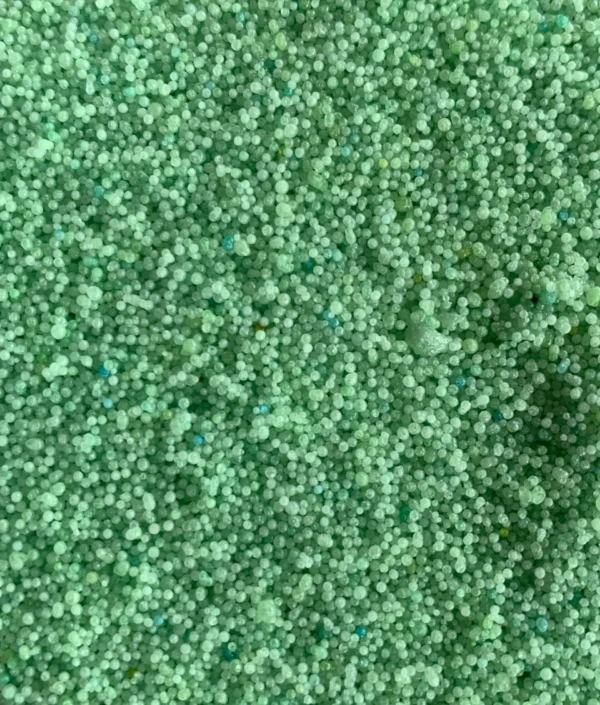 Three Candle Flames on Green Candle Powder