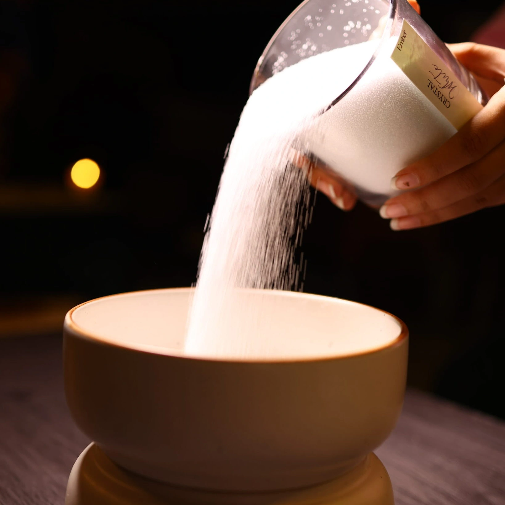 Pour Ember Pearls into a suitable container