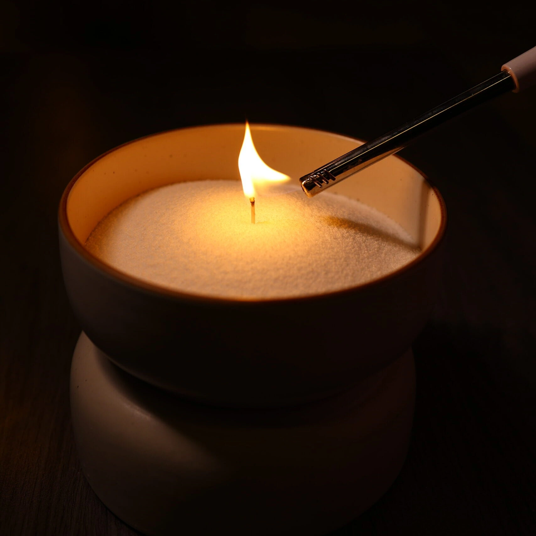 Pour Ember Pearls into a suitable container