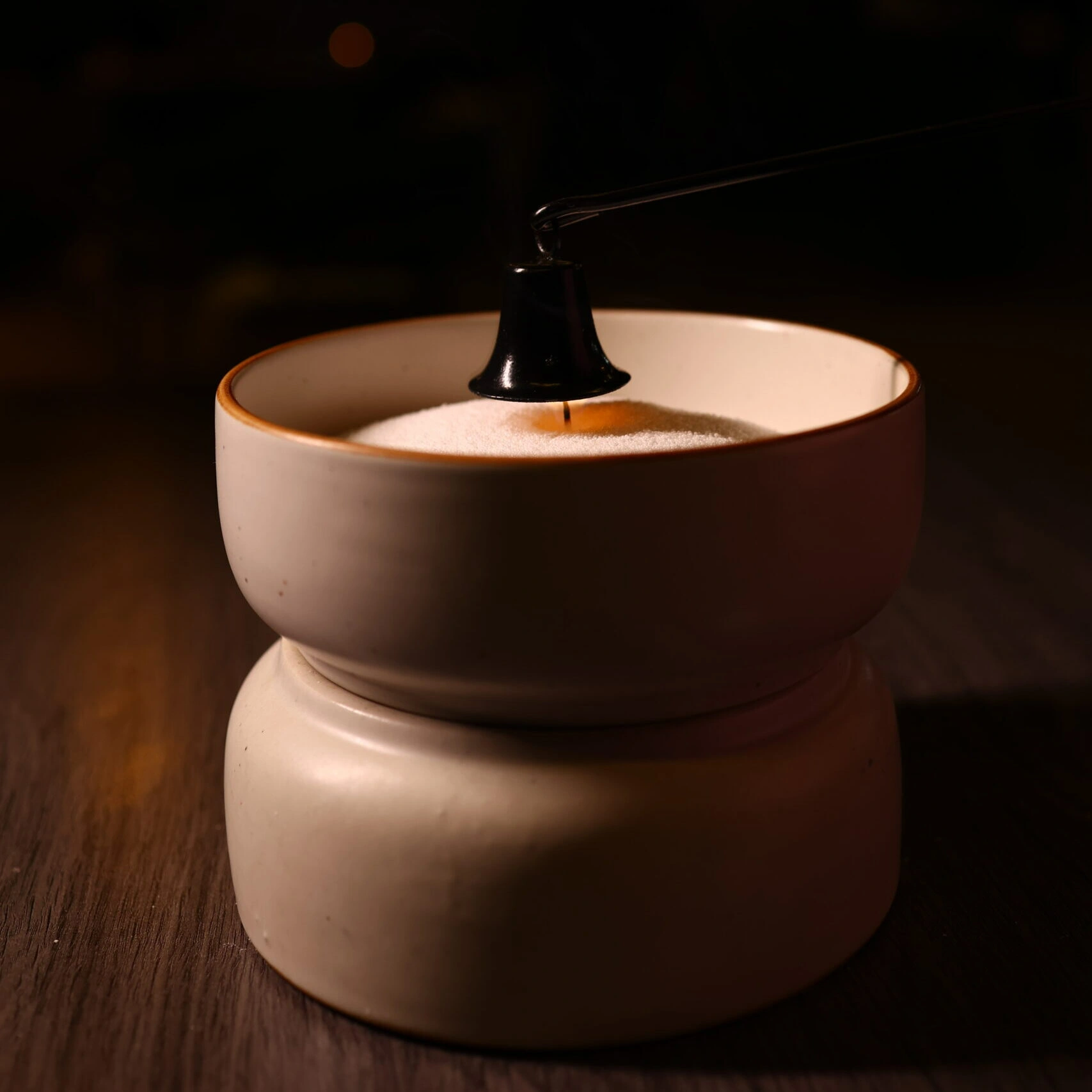 Pour Ember Pearls into a suitable container